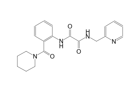 ethanediamide, N~1~-[2-(1-piperidinylcarbonyl)phenyl]-N~2~-(2-pyridinylmethyl)-