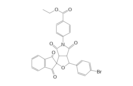 ethyl 4-(3-(4-bromophenyl)-1',3',4,6-tetraoxo-1',3a,3',4,6,6a-hexahydrospiro[furo[3,4-c]pyrrole-1,2'-inden]-5(3H)-yl)benzoate