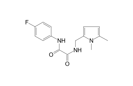 Ethanediamide, N(1)-[(1,5-dimethyl-1H-pyrrol-2-yl)methyl]-N(2)-(4-fluorophenyl)-