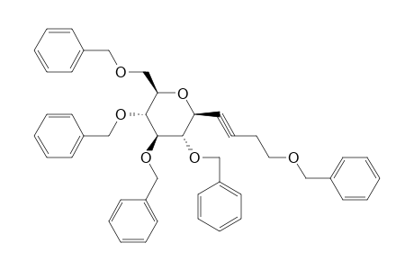 1-[4-(benzyloxy)-1-butynyl]-1-deoxy-2,3,4,6-tetra-o-benzyl-beta-D-glucopyranose