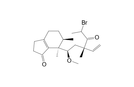 1H-Inden-1-one, 7-(5-bromo-3-ethenyl-1-methoxy-3-methyl-4-oxohexyl)-2,3,4,5,6,7-hexahydro-6,7-dimethyl-, [6R-[6.alpha.,7.alpha.(1R*,6S*)]]-
