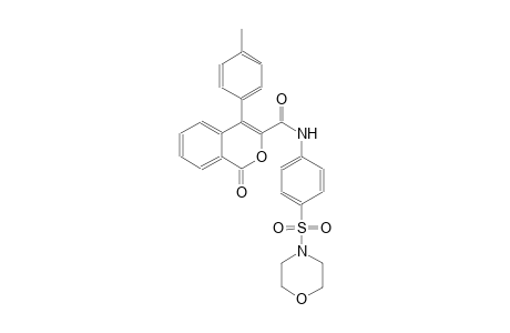 1H-2-benzopyran-3-carboxamide, 4-(4-methylphenyl)-N-[4-(4-morpholinylsulfonyl)phenyl]-1-oxo-