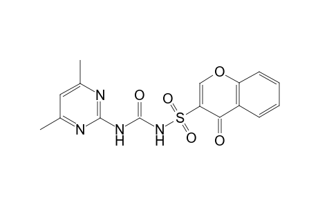 3-[2'-(4",6"-Dimethylpyrimidyl)]-1-(4"-oxo-4H-1"-benzopyran-3"-sulfonyl)urea