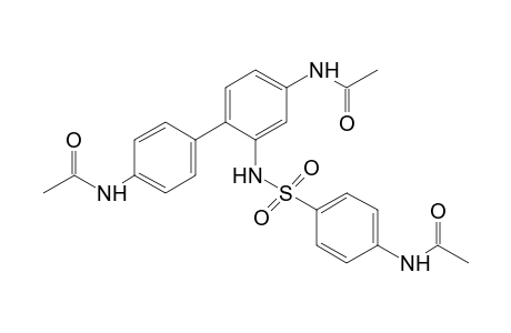 3'-(N four-acetylsulfanilamido)-4',4'''-biacetanilide