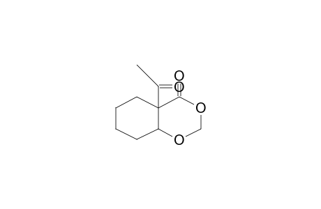4a-Acetylhexahydro-4H-1,3-benzodioxin-4-one