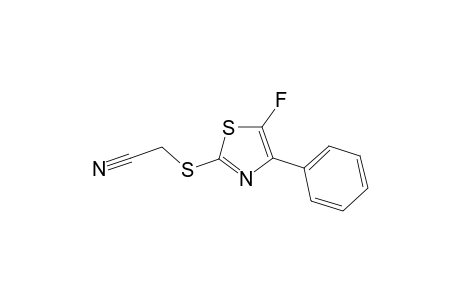 ALPHA-[2-(5-FLUORO-4-PHENYL-THIAZOLYL)-THIO]-ACETONITRILE