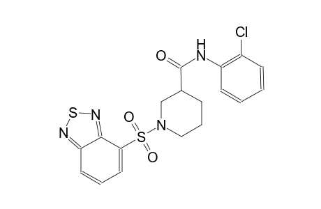 3-piperidinecarboxamide, 1-(2,1,3-benzothiadiazol-4-ylsulfonyl)-N-(2-chlorophenyl)-