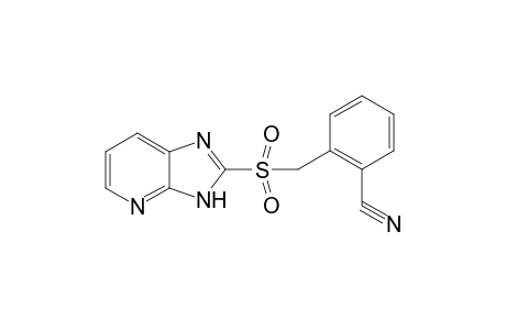 2-[(3H-imidazo[4,5-b]pyridin-2-ylsulfonyl)methyl]benzonitrile