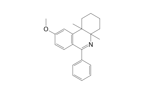 9-Methoxy-4a,10b-dimethyl-6-phenyl-1,2,3,4,4a,10-bhexahydrophenanthridine