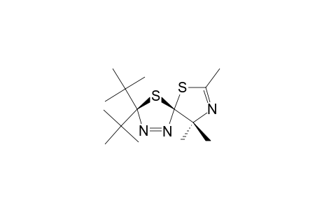 2,2-DI-(TERT.-BUTYL)-7,9,9-TRIMETHYL-1,6-DITHIA-3,4,8-TRIAZASPIRO-[4.4]-NONA-3,7-DIENE