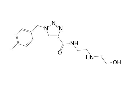 1-(p-Methylbenzyl)-1H-(1,2,3)-triazole-N-{[2'-(hydroxyethoxy)ethylamino]ethyl}-4-carboxamide