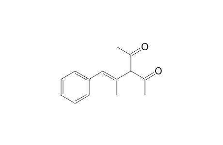 (E)-3-(1'-Phenylprop-1'-en-2'-yl))-pentane-2,4-dione