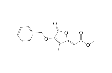 3-Benzyloxy-4-methyl-5-[Z-(methoxycarbonyl-methylidene)]-2-furanone