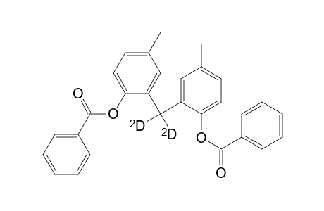 2-Benzoyloxy-1-(2-benzoyloxy-5-methylphenyldideuteromethyl)-5-toluene