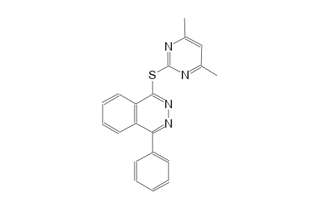 phthalazine, 1-[(4,6-dimethyl-2-pyrimidinyl)thio]-4-phenyl-