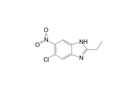 5-Chloro-2-ethyl-6-nitrobenzimidazole