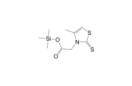 3(2H)-thiazoleacetic acid, 4-methyl-2-thioxo-, trimethylsilyl ester