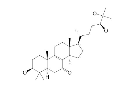 GANODERITRIOL-M;(24S)-LANOSTA-7-OXO-8-EN-3-BETA,24,25-TRIOL