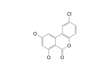 2-CHLORO-7,9-DIHYDROXY-6-H-BENZO-[C]-CHROMEN-6-ONE