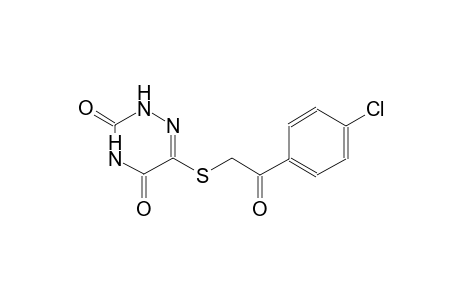 1,2,4-triazine-3,5(2H,4H)-dione, 6-[[2-(4-chlorophenyl)-2-oxoethyl]thio]-