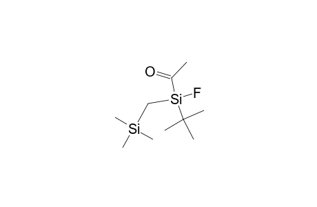 Acetyl(t-butyl)fluoro[(trimethylsilyl)methyl]silane