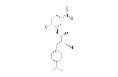 (2E)-N-(2-chloro-5-nitrophenyl)-2-cyano-3-(4-isopropylphenyl)-2-propenamide