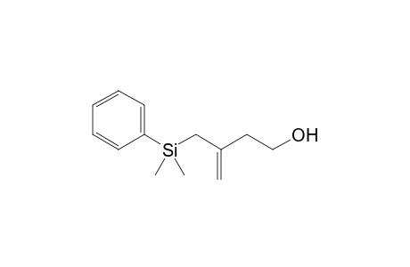 3-Dimethyl(phenyl)silylmethylbut-3-en-1-ol