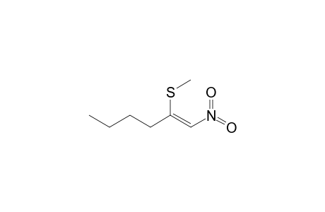 2-Methylthio-1-nitrohex-1-ene