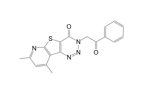 7,9-dimethyl-3-(2-oxo-2-phenylethyl)pyrido[3',2':4,5]thieno[3,2-d][1,2,3]triazin-4(3H)-one