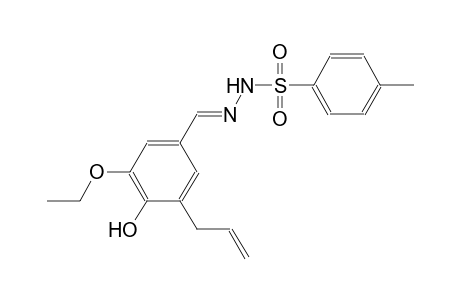 N'-[(E)-(3-allyl-5-ethoxy-4-hydroxyphenyl)methylidene]-4-methylbenzenesulfonohydrazide