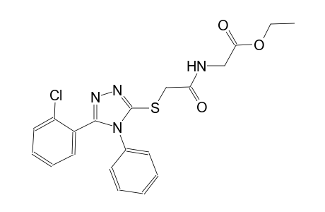 ethyl [({[5-(2-chlorophenyl)-4-phenyl-4H-1,2,4-triazol-3-yl]sulfanyl}acetyl)amino]acetate