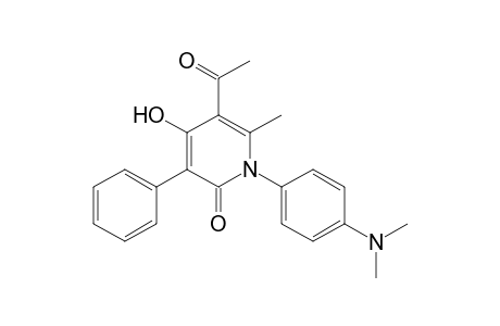 5-Acetyl-1-(4-dimethylaminophenyl)-4-hydroxy-6-methyl-3-phenyl-2(1H)-pyridinone
