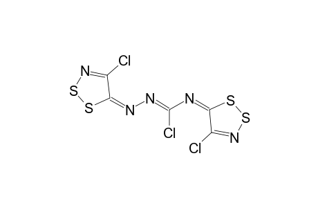 3-Chloro-1,4-bis(4-chloro-5H-1,2,3-dithiazol-5-ylidene)-1,2,4-triazabut-2-ene