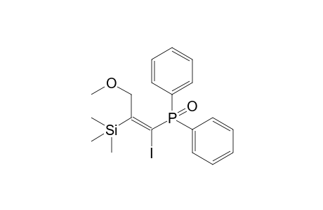 [(Z)-2-(Diphenyl-phosphinoyl)-2-iodo-1-methoxymethyl-vinyl]-trimethyl-silane