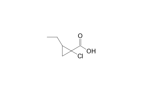 1-Chloro-2-ethylcyclopropanecarboxylic acid