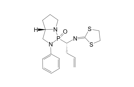 [1,3]Dithiolan-2-ylidene-[(S)-1-((S)-1-oxo-2-phenyl-hexahydro-1lambda(5)-pyrrolo[1,2-c][1,3,2]diazaphopsphol-1-yl)-but-3-enyl]-amine