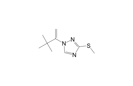 1H-1,2,4-Triazole, 1-(2,2-dimethyl-1-methylenepropyl)-3-(methylthio)-