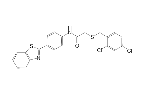 N-[4-(1,3-benzothiazol-2-yl)phenyl]-2-[(2,4-dichlorobenzyl)sulfanyl]acetamide