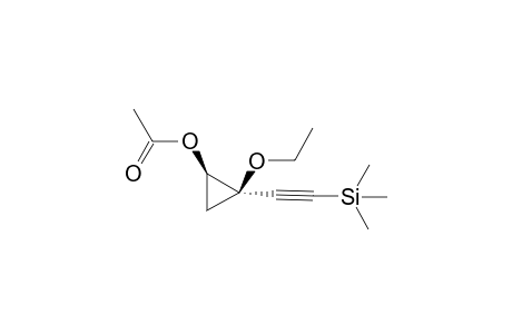 (1R,2R)-2-Acetoxy-1-ethoxy-1-(2-trimethylsilylethynyl)cyclopropane