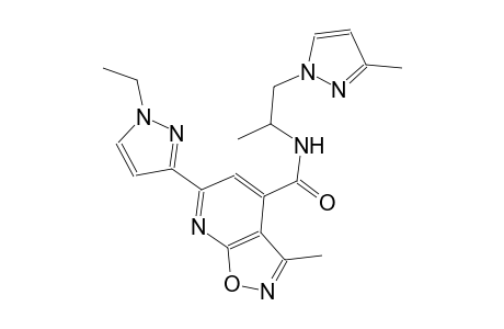 isoxazolo[5,4-b]pyridine-4-carboxamide, 6-(1-ethyl-1H-pyrazol-3-yl)-3-methyl-N-[1-methyl-2-(3-methyl-1H-pyrazol-1-yl)ethyl]-