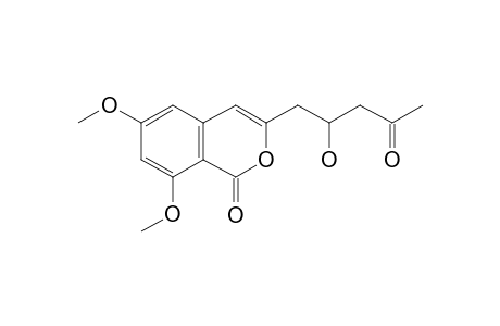 3-(2-hydroxy-4-keto-pentyl)-6,8-dimethoxy-isochromen-1-one