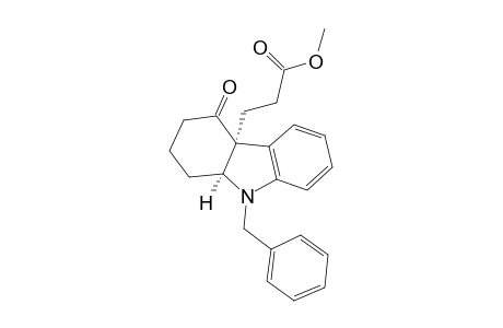 cis-4a-[2-(Methoxycarbonyl)ethyl]-9-benzyl-2,3,4,4a,9,9a-hexahydro-1H-carbazol-4-one