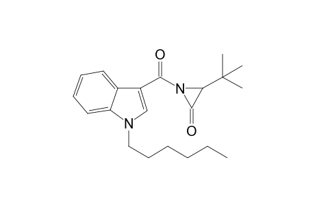 3-Tert-butyl-1-[(1-hexyl-1H-indol-3-yl)carbonyl]aziridin-2-one