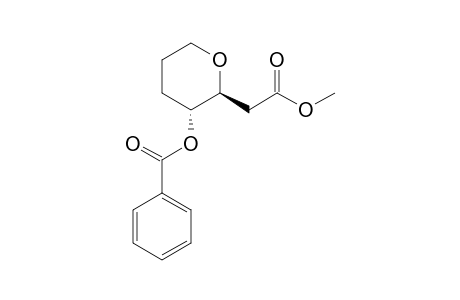 (2S,1R)-2-(Methoxycarbonyl)methyl]tetrahydropyran-3-yl Benzoate