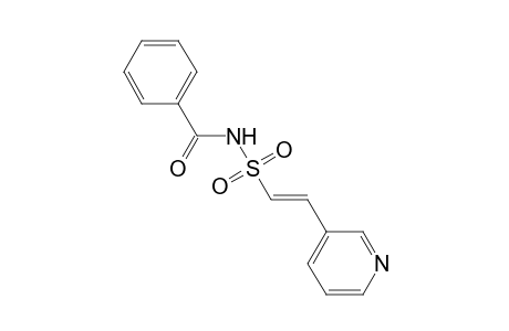 N-Benzoyl-2-(3-pyridyl)ethenesulfonamide