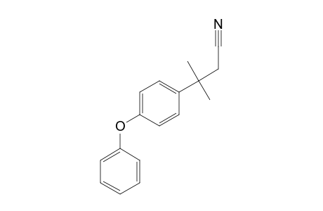 Benzenepropanenitrile, beta,beta-dimethyl-4-phenoxy-