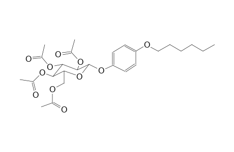 4-(hexyloxy)phenyl 2,3,4,6-tetra-O-acetylhexopyranoside