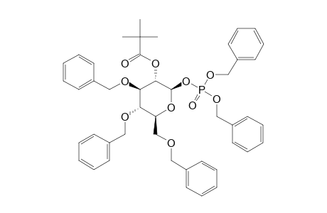 DIBENZYL-2-O-PIVALOYL-3,4,6-TRI-O-BENZYL-BETA-D-GLUCOPYRANOSIDE-PHOSPHATE