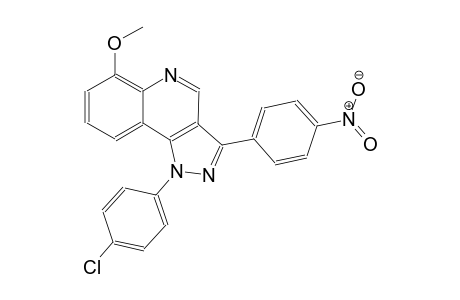 1-(4-chlorophenyl)-3-(4-nitrophenyl)-1H-pyrazolo[4,3-c]quinolin-6-ylmethyl ether