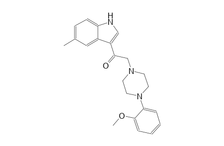 2-[4-(2-methoxyphenyl)-1-piperazinyl]-1-(5-methyl-1H-indol-3-yl)ethanone